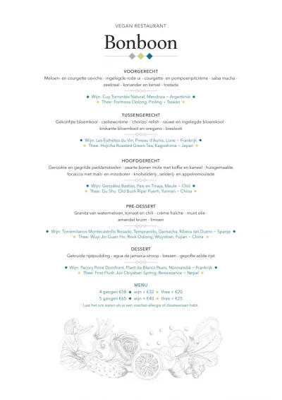 Bekijk menu Bonboon