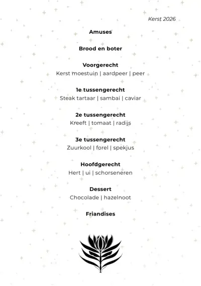 Bekijk menu Bistro 't Bloemendaeltje
