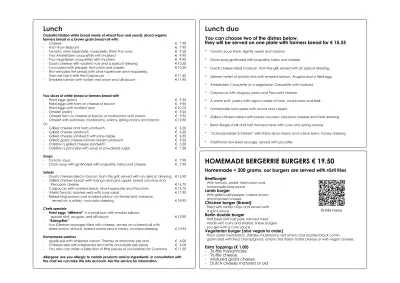 Bekijk menu Brasserij De Bergerrie