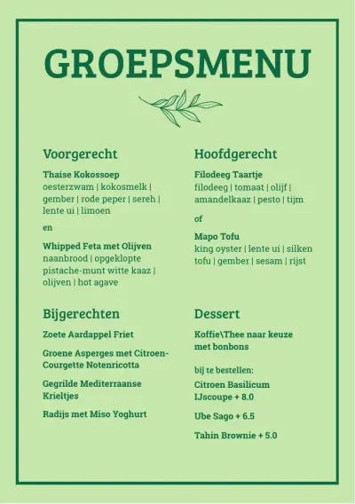 Bekijk menu Het Paradijs