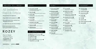 View menu Rozey - Amersfoort