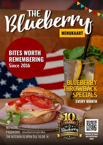 View menu The Blueberry
