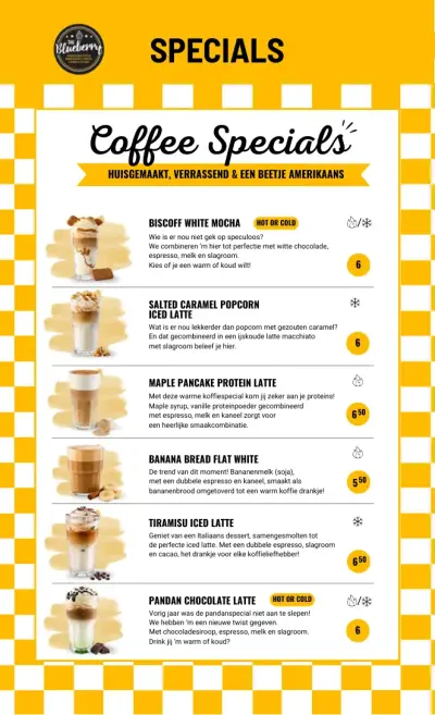 View menu The Blueberry