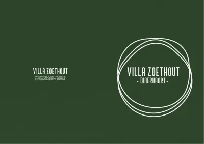 Bekijk menu Villa Zoethout
