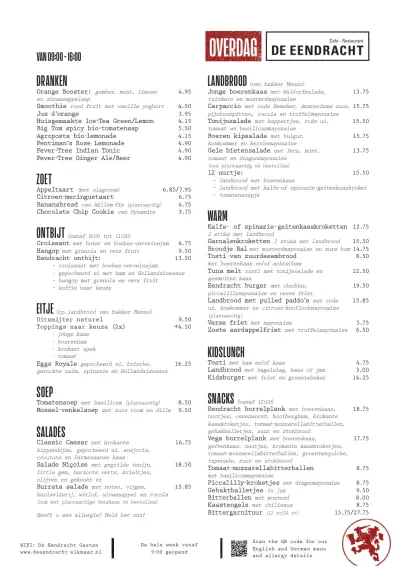 Bekijk menu De Eendracht - Alkmaar