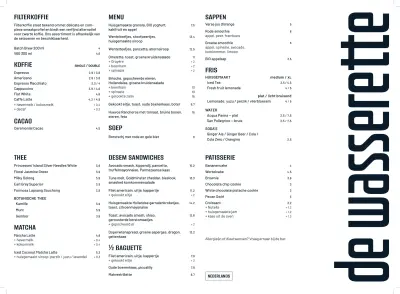 Bekijk menu De Wasserette 