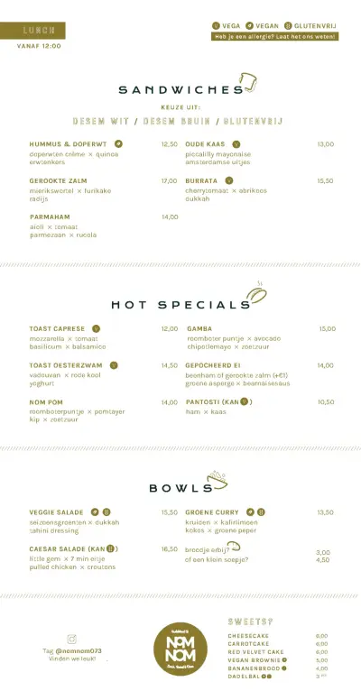 Bekijk menu Nom Nom - Den Bosch
