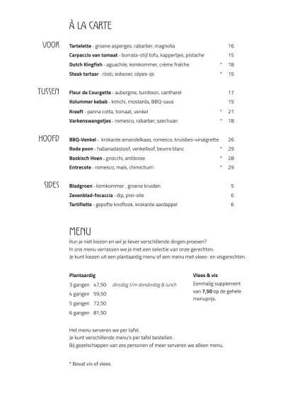 Bekijk menu Pollevie Bar & Kitchen