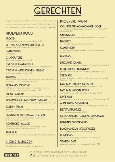 View menu Rozemeijer