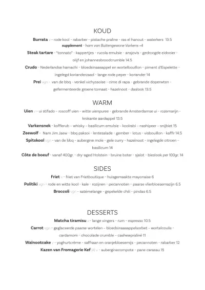 Bekijk menu Gitane
