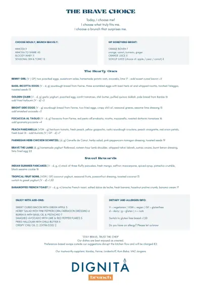 View menu Dignita - Hoftuin