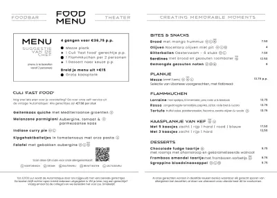 View menu Scala | foodbar & theater