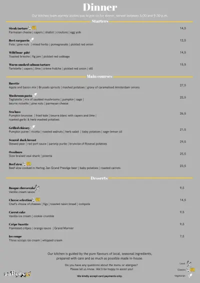 Bekijk menu Gallery61