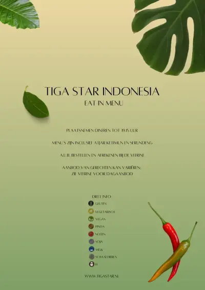 View menu Tiga Star Indonesia