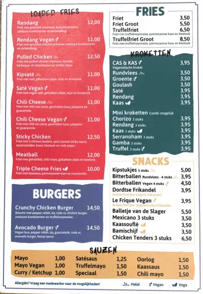 Bekijk menu Bijzonder Frietwerk