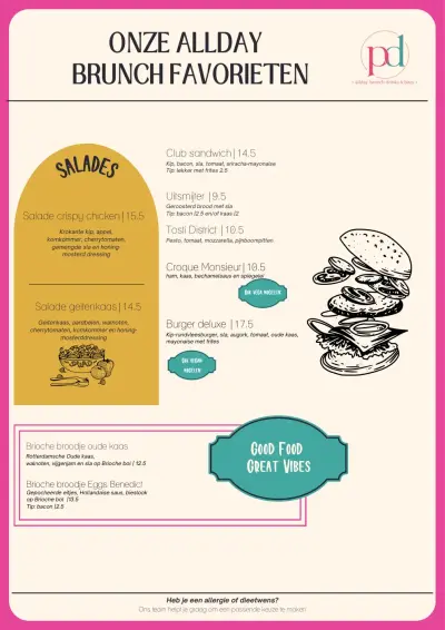Bekijk menu Pancake District