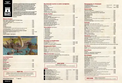 Bekijk menu Slot Oostende