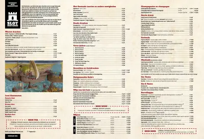 Bekijk menu Slot Oostende