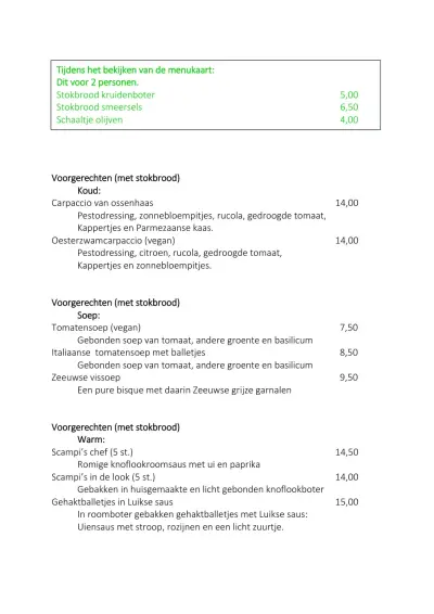 Bekijk menu Eetcafé Driewegen