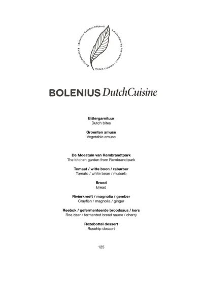 View menu Bolenius