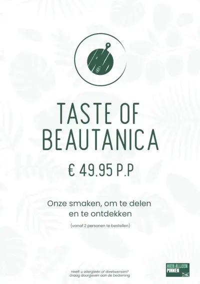 View menu Beautanica