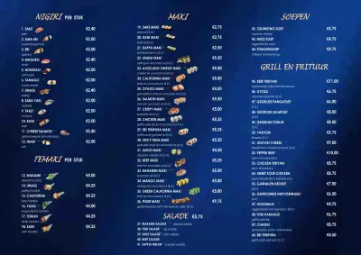 Bekijk menu Fuji Sushi & Grill