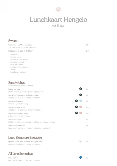View menu Loev - Hengelo
