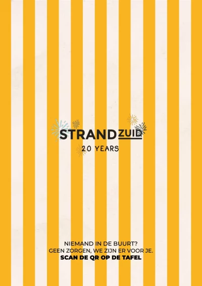 View menu Strand Zuid