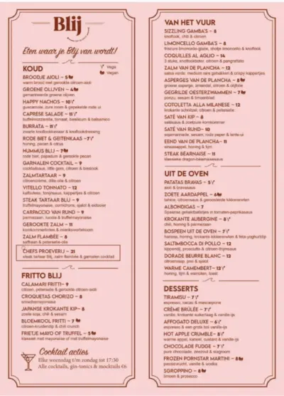 Bekijk menu Blij aan de Vecht