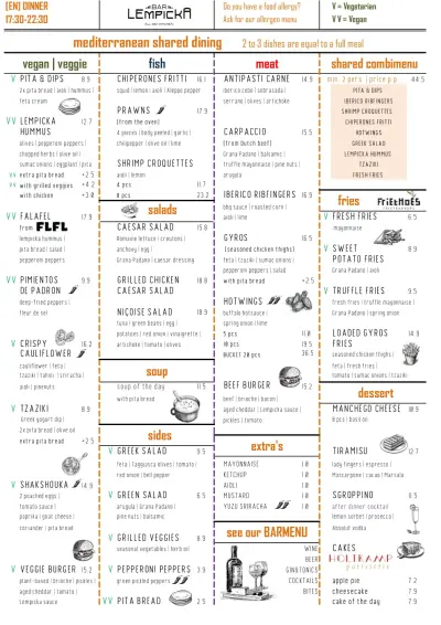 View menu Lempicka