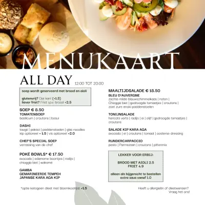 Bekijk menu Wellness Center de Bronsbergen