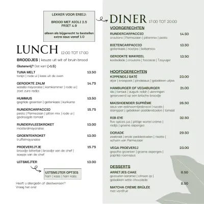 Bekijk menu Wellness Center de Bronsbergen