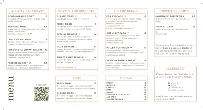 View menu Cozy Delft