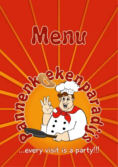 View menu Pannenkoekenparadijs