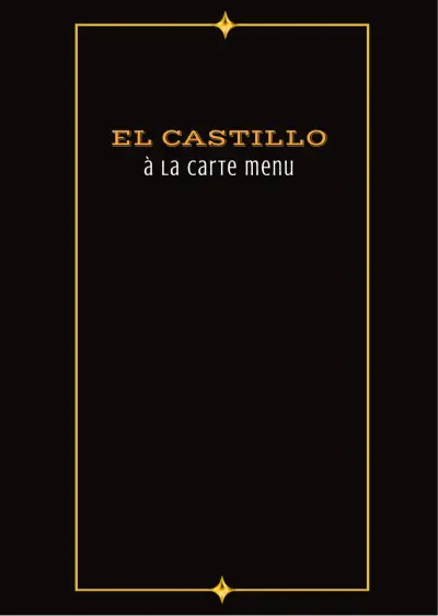 View menu El Castillo