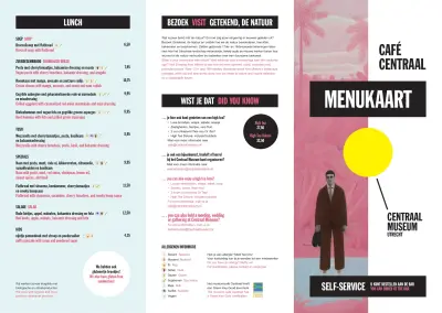 View menu Museumcafe Centraal