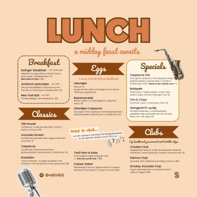 Bekijk menu Swing Gouda