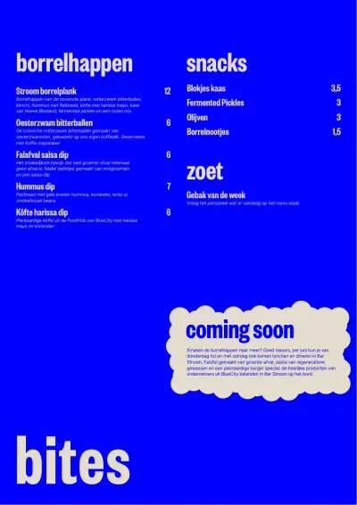 Bekijk menu Bar Stroom