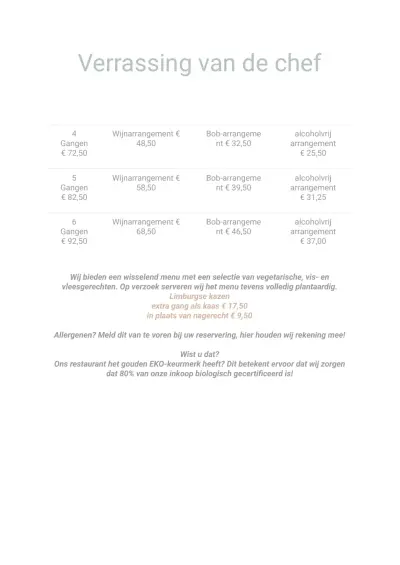 Bekijk menu Aan Sjuuteeänjd