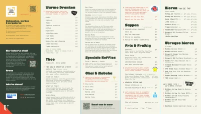 View menu De Utrechter