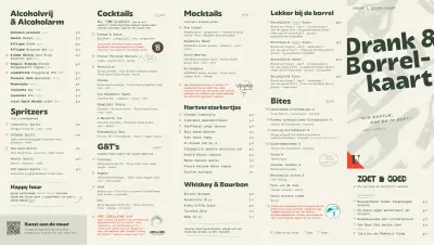View menu De Utrechter