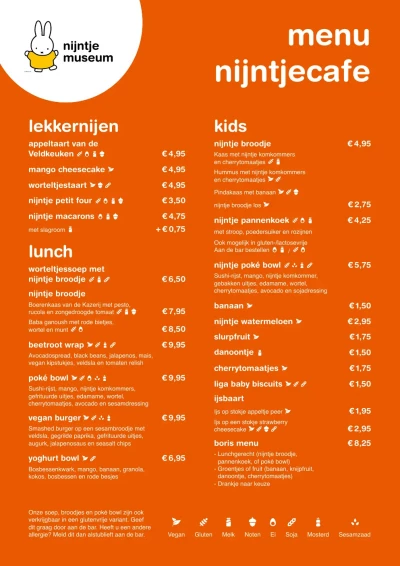 Bekijk menu Nijntje Café