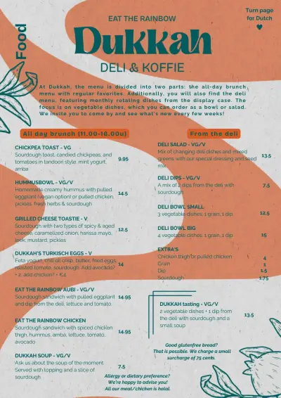 Bekijk menu DUKKAH deli & koffie