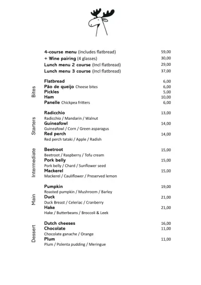 View menu Restaurant Moose