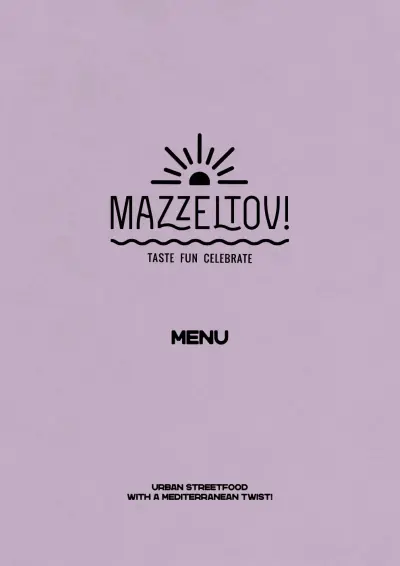View menu Mazzeltov!