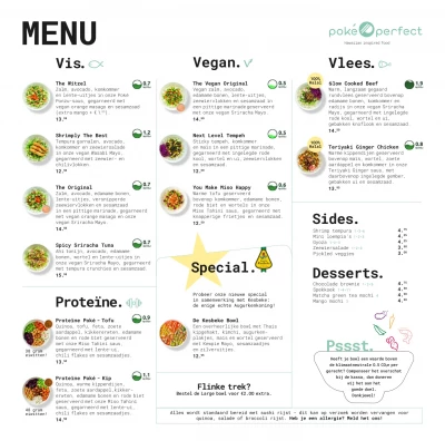 View menu Poké Perfect - Den Bosch