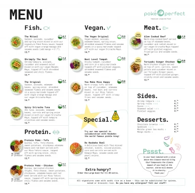 Bekijk menu Poké Perfect - Rotterdam