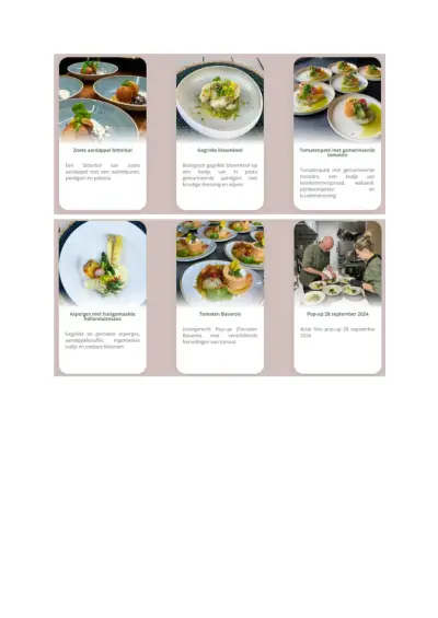 Bekijk menu Groene Kost