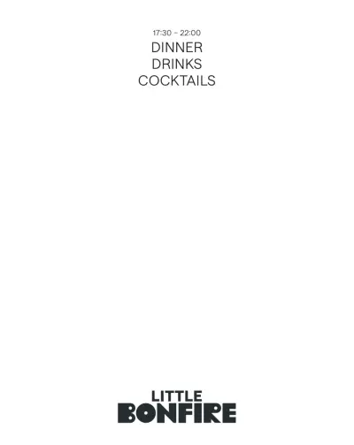 Bekijk menu Little Bonfire