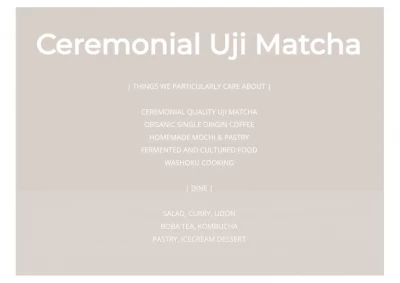 Bekijk menu Atelier Giri